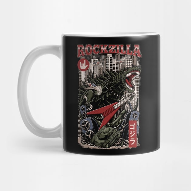 rockzilla japanese vintage by sober artwerk